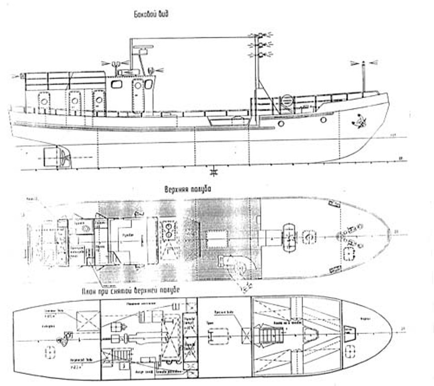 Рыболовный бот чертежи
