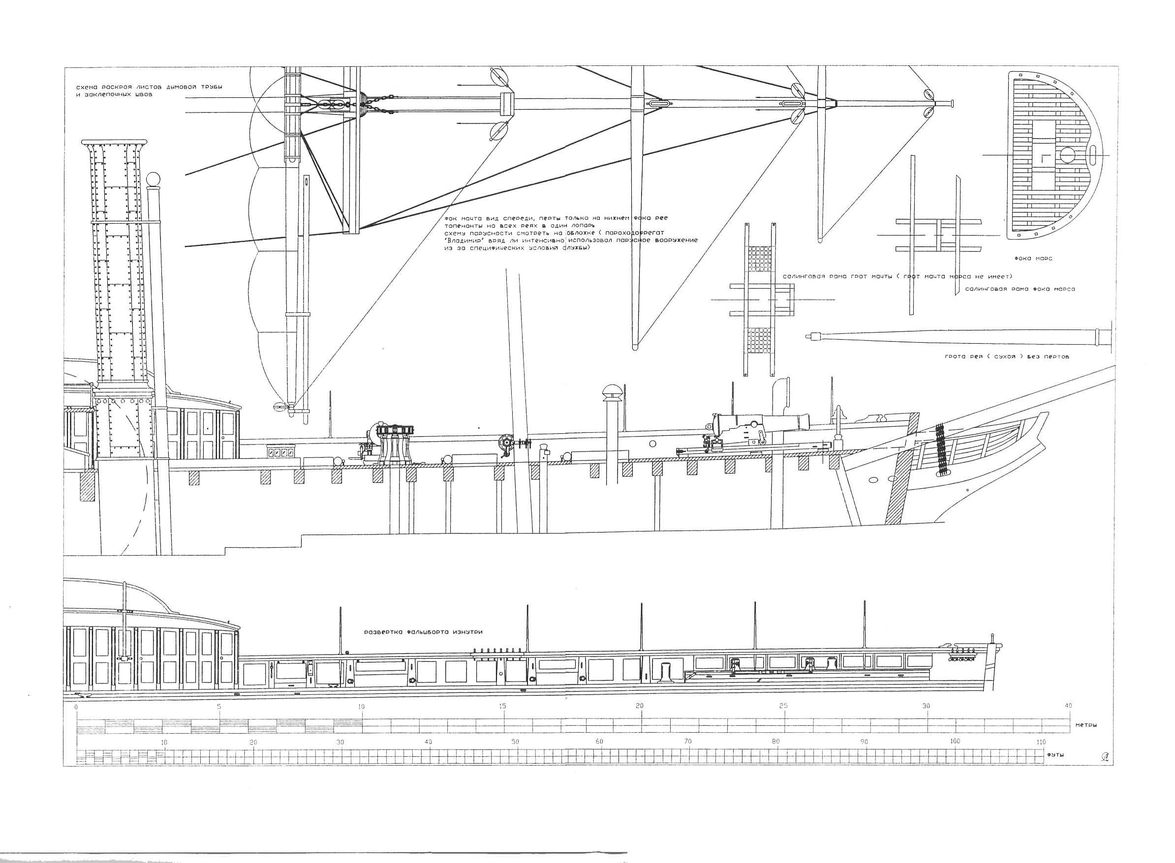 Чертежи кораблей эпохи брони и пара 2