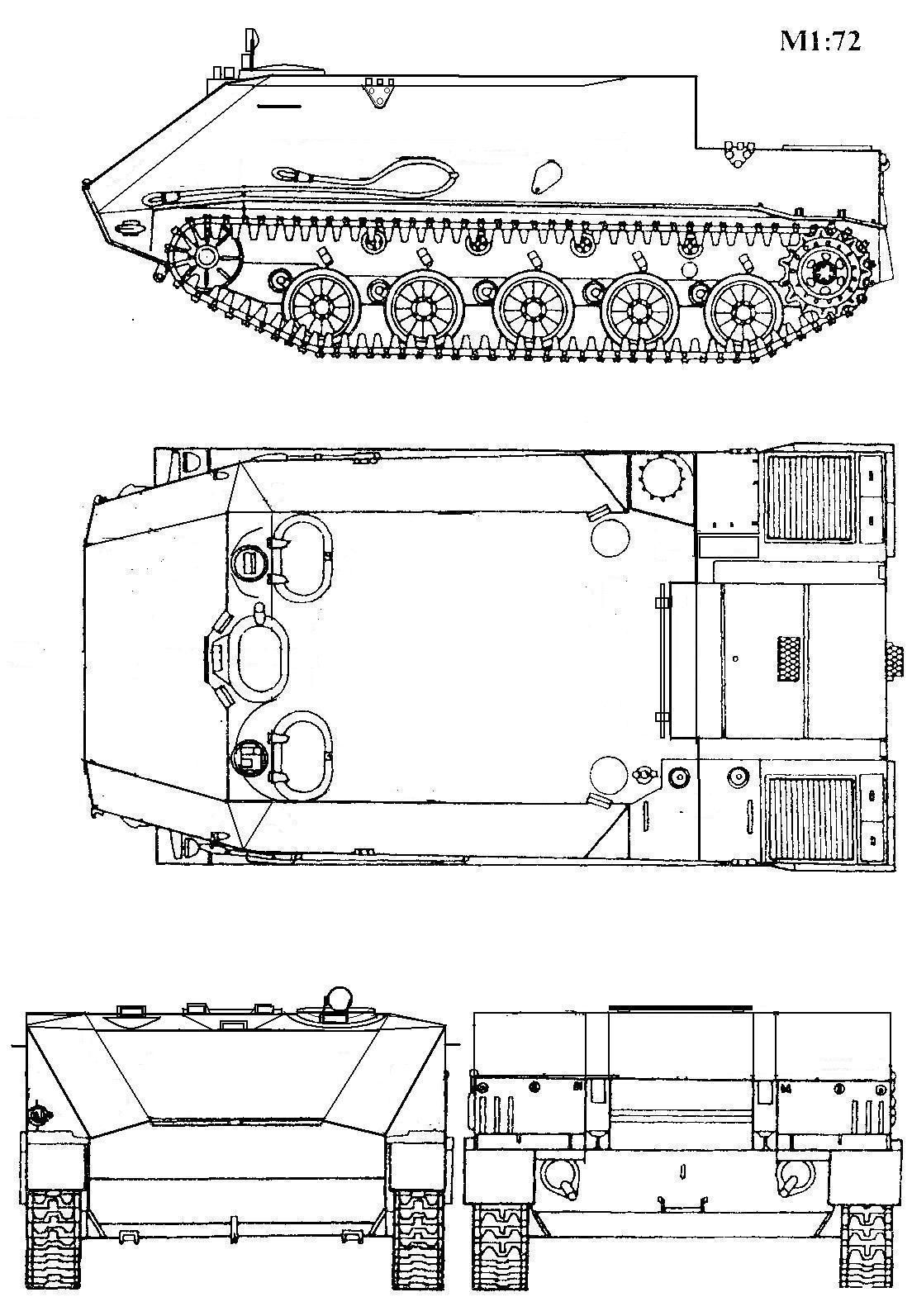 Бтр 4 чертеж